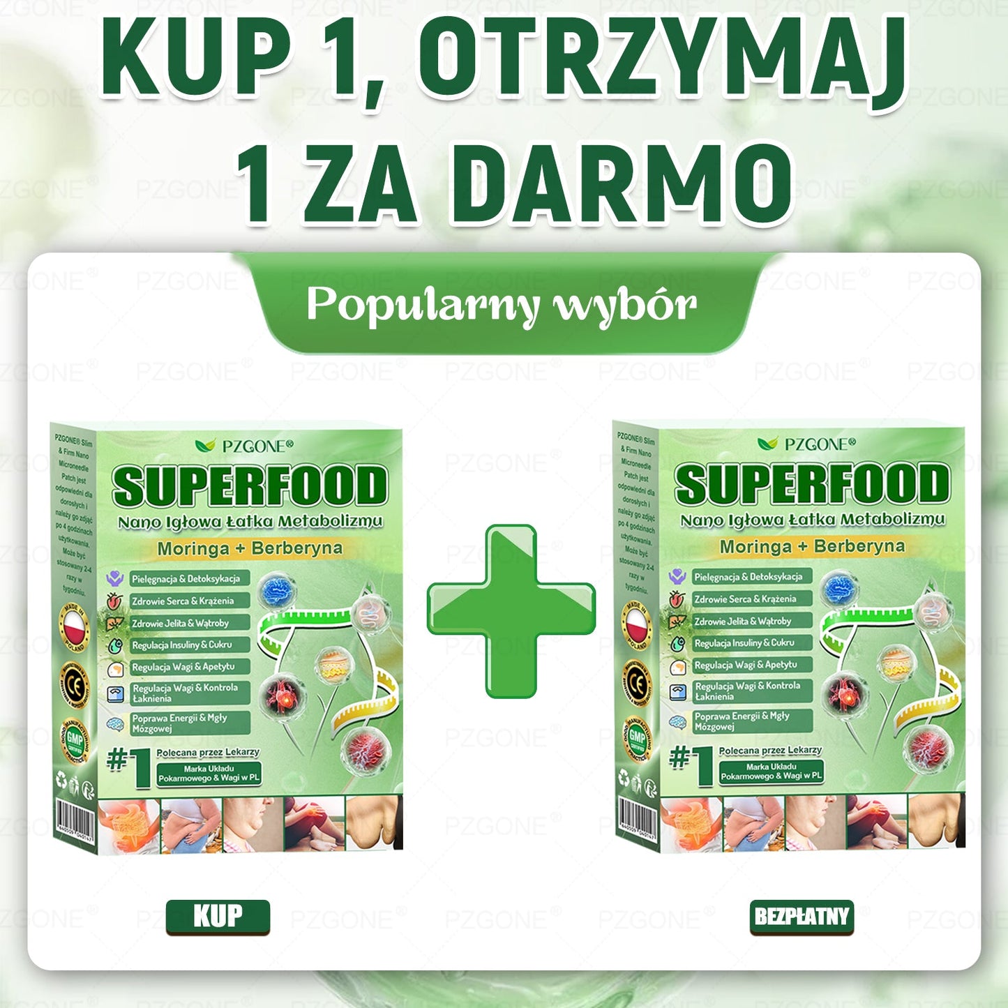 🎉🎉Oficjalny Sklep | 👩‍⚕️🎁 𝐏𝐙𝐆𝐎𝐍𝐄® Superfood 𝑵𝒂𝒏𝒐 Mikronakłuwana Plaster 🇵🇱(Tylko raz dziennie, widoczne zmiany już w 7 dni)✅ Na otyłość, 🅛🅞🅞🅢🅔 🅢🅚🅘🅝 wiotką skórę, cukrzycę, bezdech senny, problemy ze stawami i wiele więcej