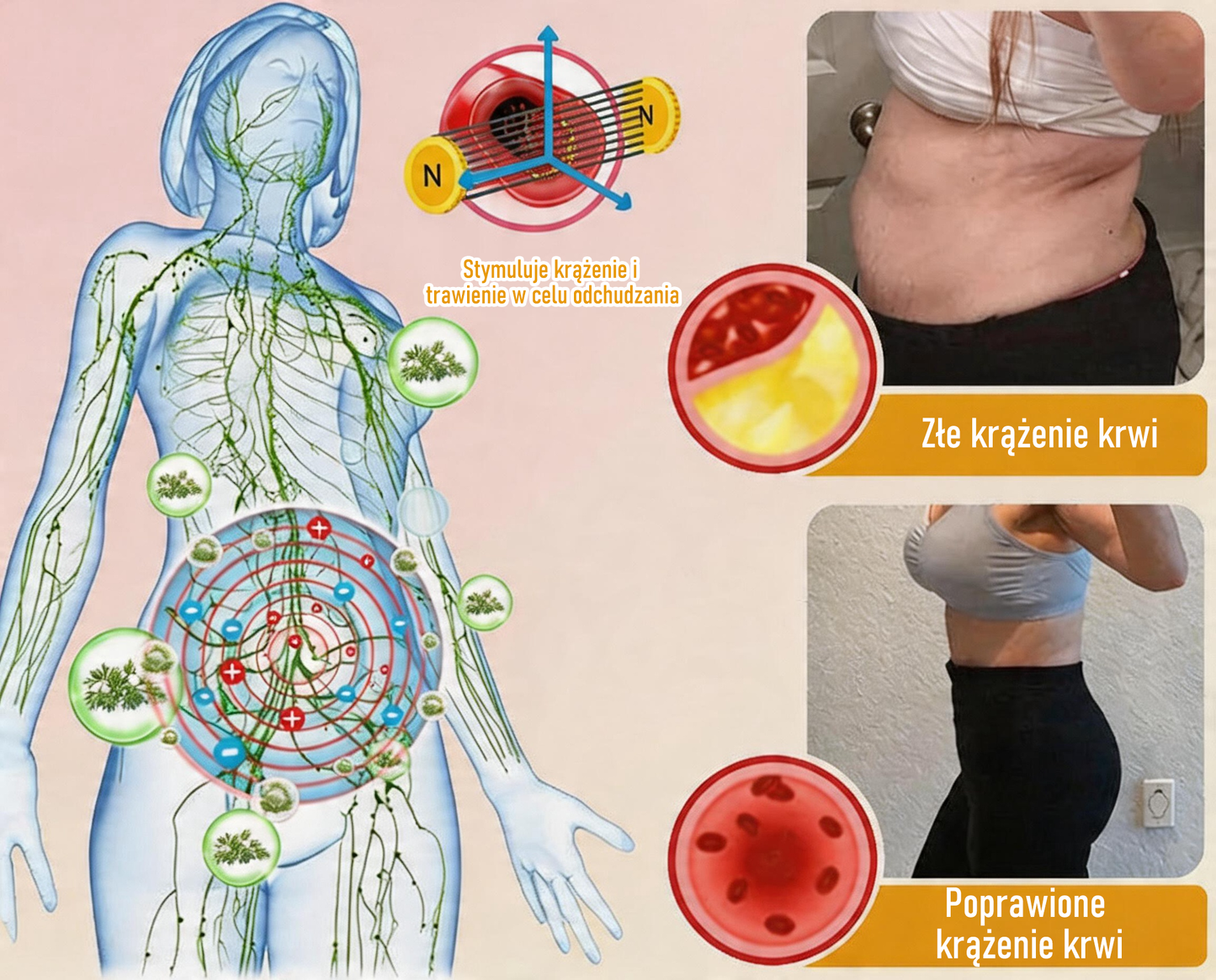 🎉Bielizna KKIO® Instant & Detox i wyszczuplająca, ujędrniająca, naprawcza i różowa🔥🔥(Odpowiednie do użytku przez osoby w każdym wieku.)🔥